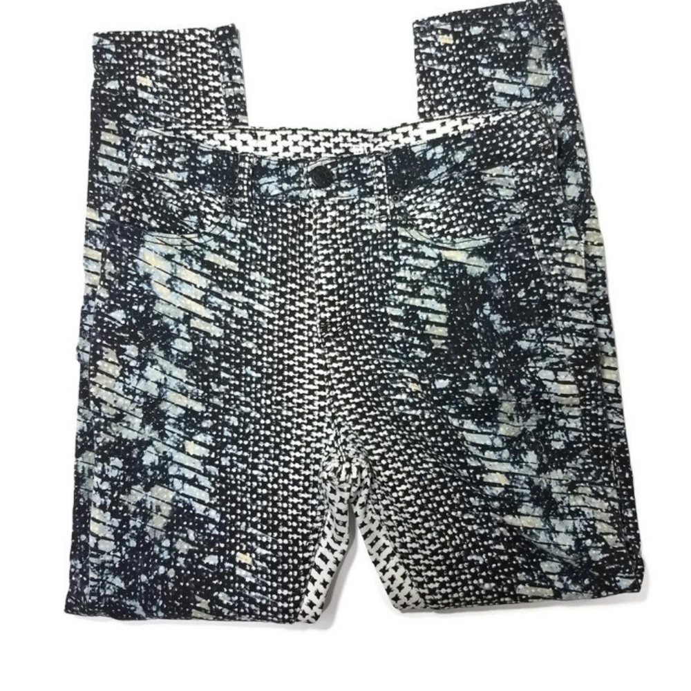 BDG HIgh Rise Jeans Twig Ankle Print 28W 29L UO